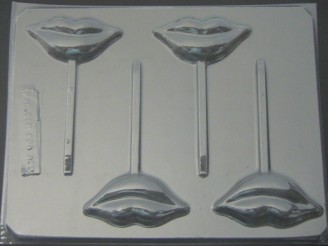 928 Lips Chocolate or Hard Candy Lollipop Mold